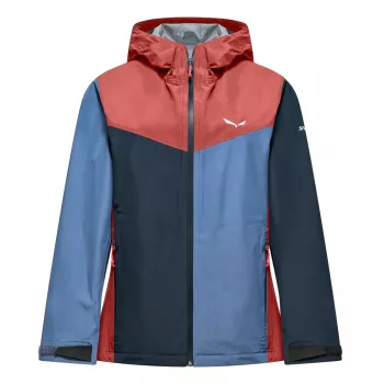 Salewa Puez Aqua 4 PTX 2.5L dámska hardshell bunda - Etruscan Red/Multi - veľkosť S