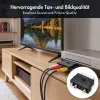 LogiLink SCART na RCA/S-Video adaptér s prepínačom, čierny