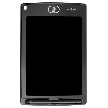 LogiLink LCD kresliaca tabuľka 8,5 palcov čierna s magnetmi