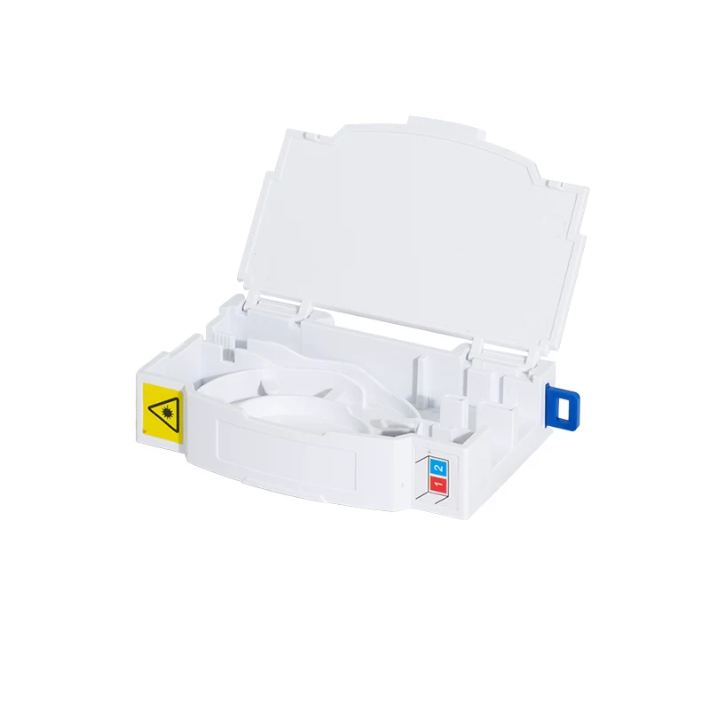 LogiLink FTTH ukončovacia krabica pre montáž na lištu, 2 porty, biela