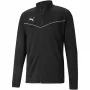 PUMA teamRISE tréningová poly bunda čierna 657392 03 S