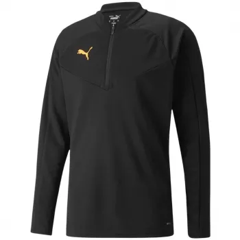 PUMA pánsky individualFINAL 1/4 Zip tréningový top čierny