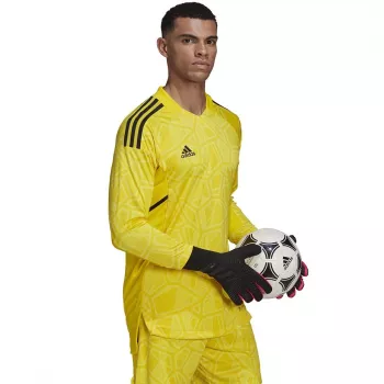 adidas Condivo 22 pánsky brankársky dres s dlhým rukávom Solar Yellow