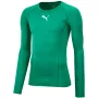 Puma Liga Baselayer Tee LS Pfeffergrün pánske kompresné dlhý rukáv tričko