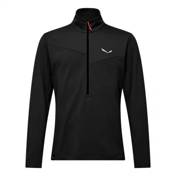 Salewa Puez Cammino Polarlite Half-Zip flis pánske Black Out L