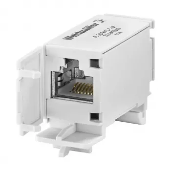 Weidmüller IE-TO-RJ45-C-LP priemyselný RJ45 konektor samec na montáž v teréne, Cat.6A, tienený, IDC bez náradia, zliatina zinku