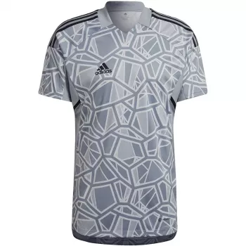 ADIDAS pánsky Condivo 22 brankársky dres krátky rukáv sivá Vier