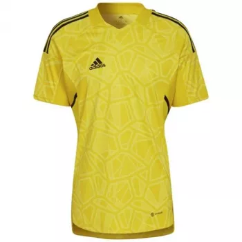 adidas pánsky Condivo 22 brankársky dres krátky rukáv Solar Yellow HF0138
