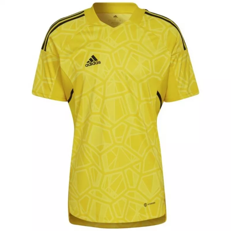 adidas pánsky Condivo 22 brankársky dres krátky rukáv Solar Yellow HF0138