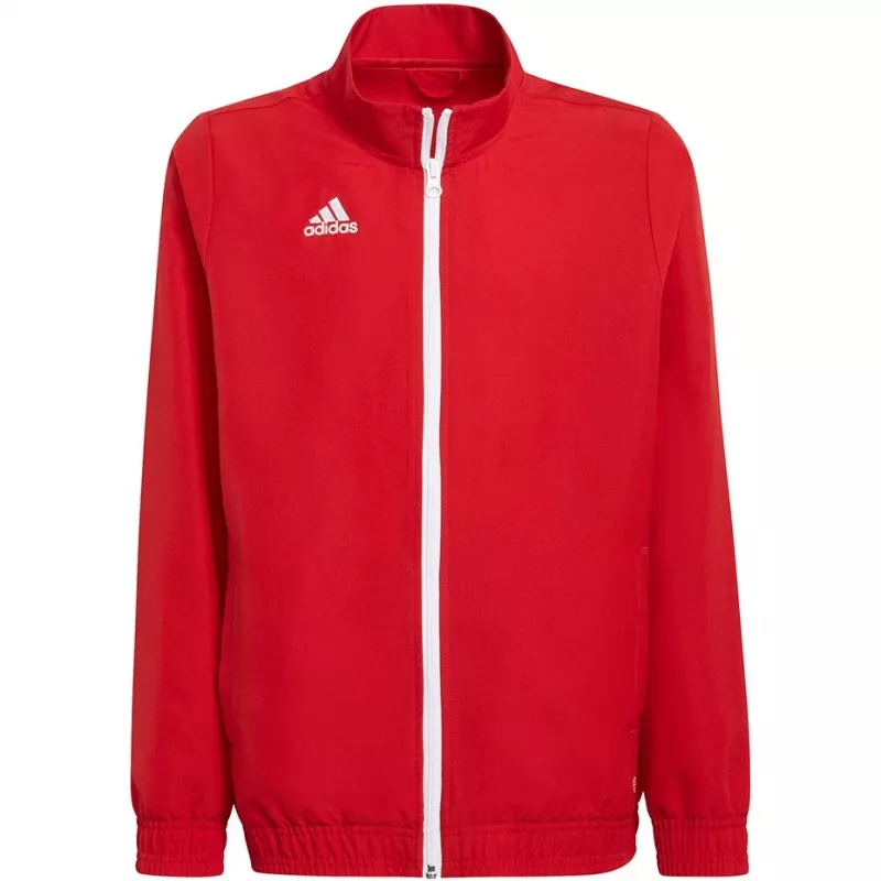 adidas Entrada 22 prezentačná bunda červená detská 128cm
