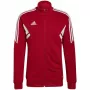 adidas Condivo 22 tréningová bunda červená HA6250