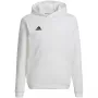 adidas Entrada 22 Hoodie biela HG6303 140cm
