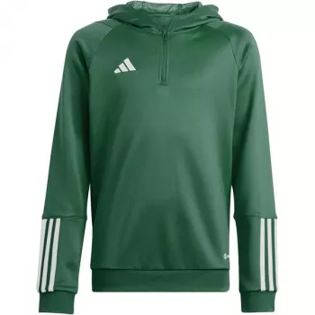 adidas Tiro 23 Competition Hoodie zelená detská 140cm