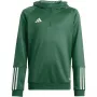adidas Tiro 23 Competition Hoodie zelená detská 140cm