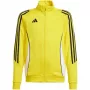 adidas Tiro 24 tréningová mikina pre deti žltá IR9507 140cm