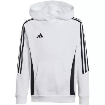 adidas Tiro 24 mikina s kapucňou mládežnícka biela IR7506 veľkosť 152