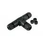 Kabelmeister bez nástroja IP68 T-káblový konektor / T-adapter, 3-polový, čierny