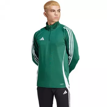 adidas Tiro 24 tréningový top pánska mikina zeleno-biela IS1040 2XL