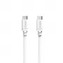 Hama USB-C na USB-C kábel, 2 m, 60 W Power Delivery, biely