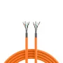 EFB Elektronik INFRALAN hromadný inštalačný kábel 1m SFTP Cat.7 LSZH oranžový