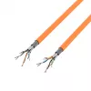 EFB Elektronik INFRALAN hromadný inštalačný kábel 1m SFTP Cat.7 LSZH oranžový
