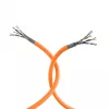 EFB Elektronik INFRALAN hromadný inštalačný kábel 1m SFTP Cat.7 LSZH oranžový