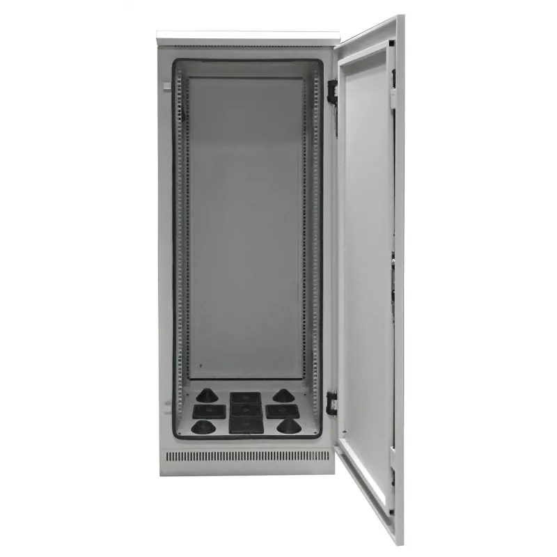 EFB ELEKTRONIK 19 inch sieťový rozvádzač 42U 800x800, IP55, s predmontovaným podstavcom, RAL7035