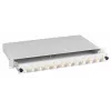 EFB Elektronik BA71533.24 24-port E2000/APC single-mode rack-mount optická splice box, 1U, OS2, s pigtailmi