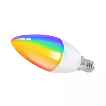LogiLink WiFi Smart sviečková žiarovka E14, kompatibilná s Tuya
