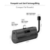 LogiLink mobilná power banka, LiPo, 4500 mAh, integrovaný USB-C konektor samec, čierna