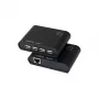 LogiLink USB 2.0 Cat.5 extender s 4-portovým hubom, 50 m, čierny