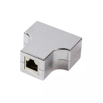 LogiLink T-adaptér sieťový rozbočovač RJ45 Cat5e 100 Mbps čierny MP0037