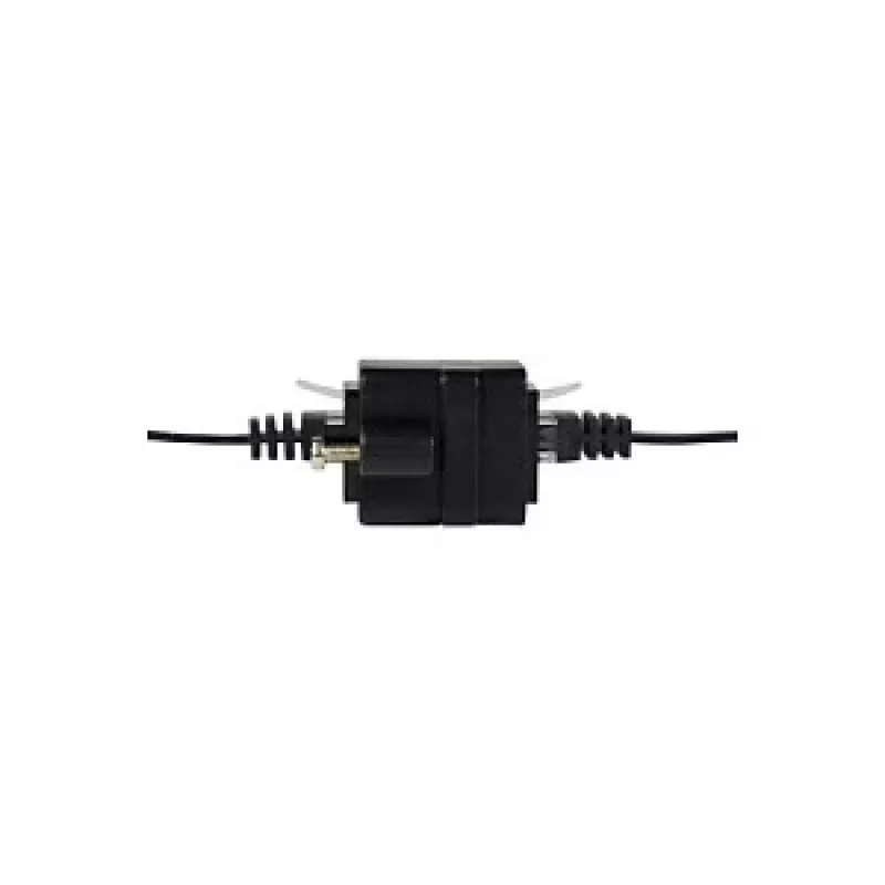 LOGILINK NP0098 RJ45 spojka s montážnou prírubou, 2x RJ45 konektor samica, Cat.5e UTP, čierna