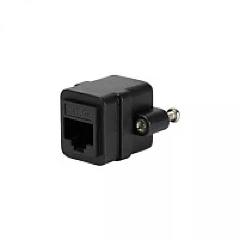 LOGILINK NP0098 RJ45 spojka s montážnou prírubou, 2x RJ45 konektor samica, Cat.5e UTP, čierna