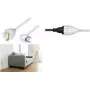 LogiLink LPS106 predlžovací kábel, CEE 7/7 rohový konektor samec na CEE 7/3 konektor samica, biely, 5 m