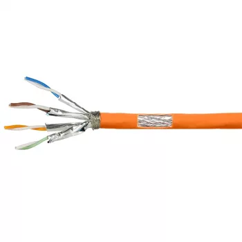 LogiLink Cat.7 600 MHz inštalačný kábel 23 AWG CCA, S/FTP 20 m, oranžový