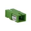 LogiLink FA01SC8 SC Simplex APC optický adaptér, bez príruby, zelená, balenie 12 ks