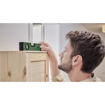 BOSCH DIY vodováha 25 cm zelená s V-drážkou a frézovanou základňou