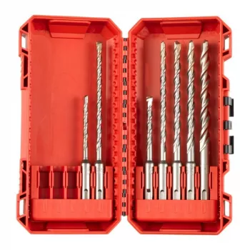Milwaukee SDS Plus M2 sada vrtákov do kladiva, 7-dielna (5, 6, 8 x 110 mm; 6, 8, 10, 12 x 160 mm)