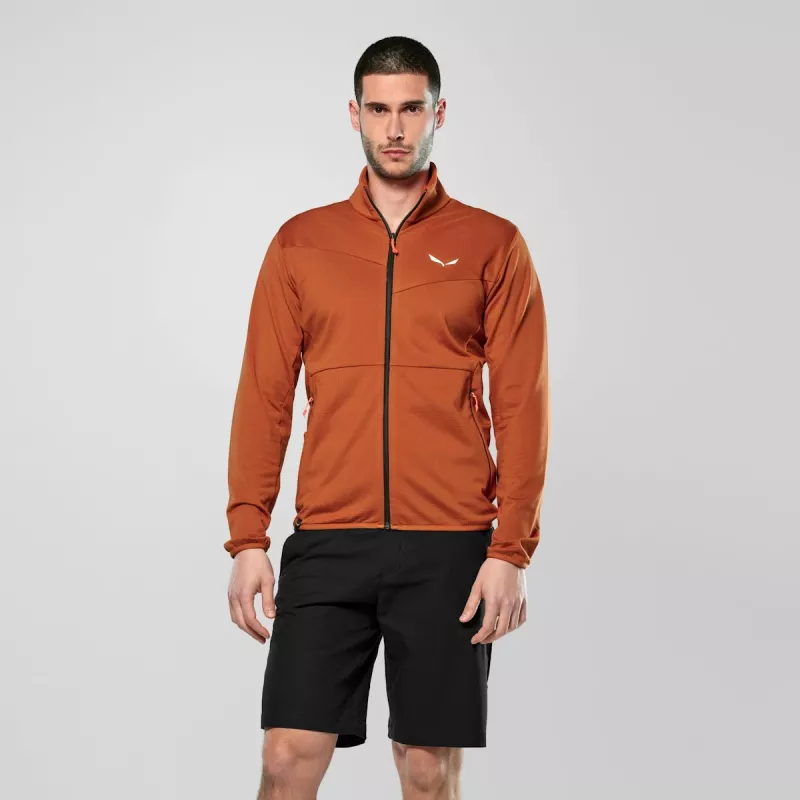 Salewa Puez Cammino mikina PL-50 pánska fleecová mikina s kapucňou - Large