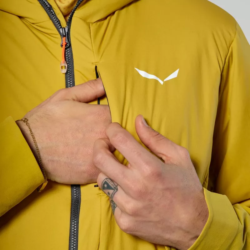 Salewa pánska bunda Pedroc Hybrid olivovo zelená veľkosť L