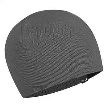 Salewa Pure Reversible merino čiapka - Black Out - unisex One Size