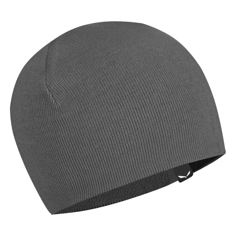 Salewa Pure Reversible merino čiapka - Black Out - unisex One Size