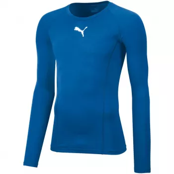 PUMA Liga Baselayer Tee LS pánske tričko s dlhým rukávom Peacoat-Puma White