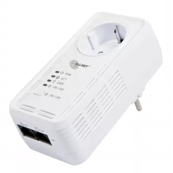 ALLNET ALL3075v4 Smart Plug s Wi-Fi a Ethernet, monitorovanie energie, Type F Schuko, 16A, 3680W