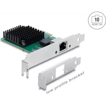 DELOCK PCI Express x1 sieťová karta 10 Gigabit LAN 1 x RJ45 RTL8127