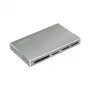 LogiLink USB 3.2 Gen1 5-in-1 čítačka kariet, kovové puzdro, strieborná