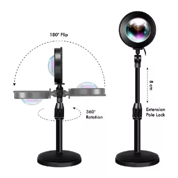 LOGILINK LED Sunset lampa, 5W, s diaľkovým ovládačom