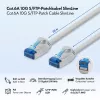 LogiLink Cat.6A S/FTP LSZH Slim Ethernet patch kábel, sivá, 20 m