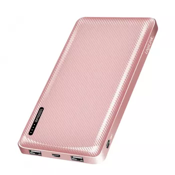 LogiLink mobilná powerbanka 10000 mAh LiPo USB-C PD ružová